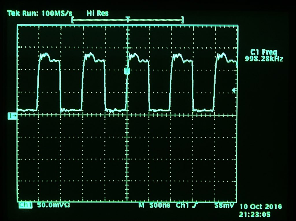 1MHz into 50Ω load